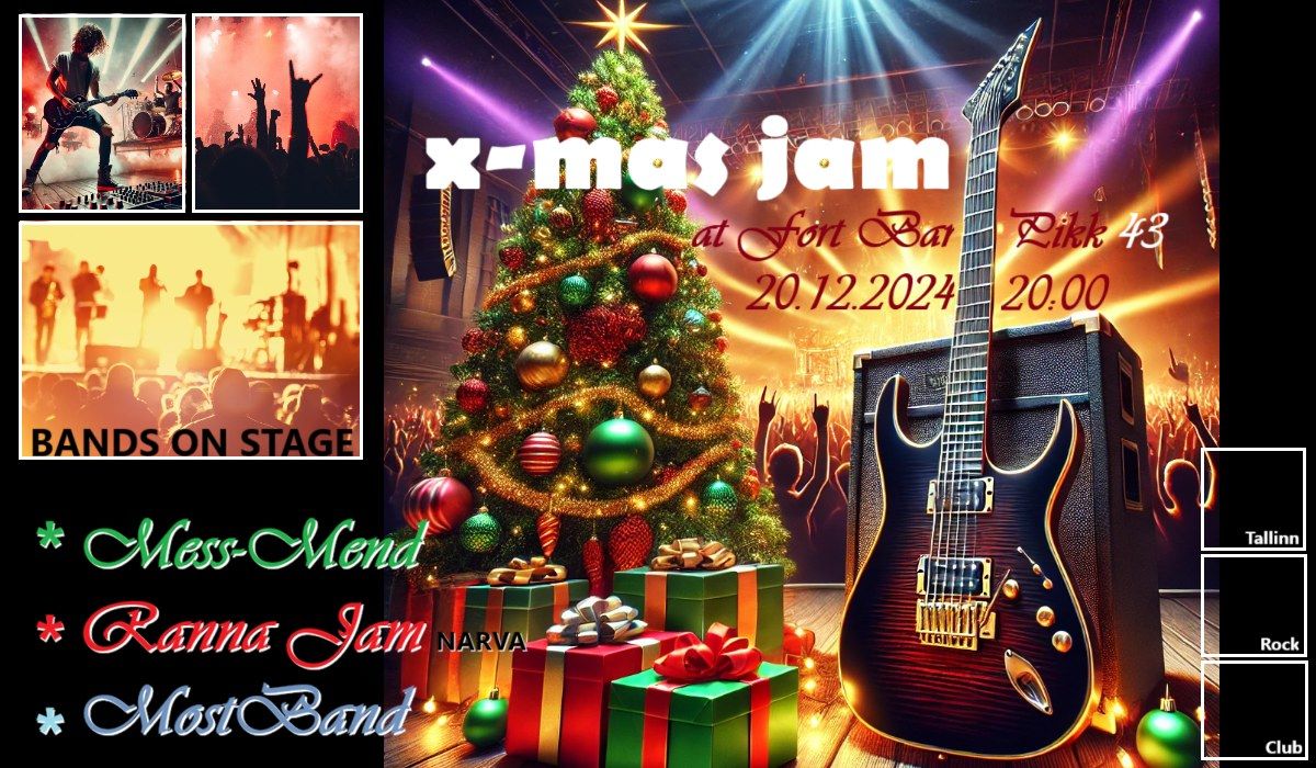 X-mas Jam 2024 by Tallinn Rock Club