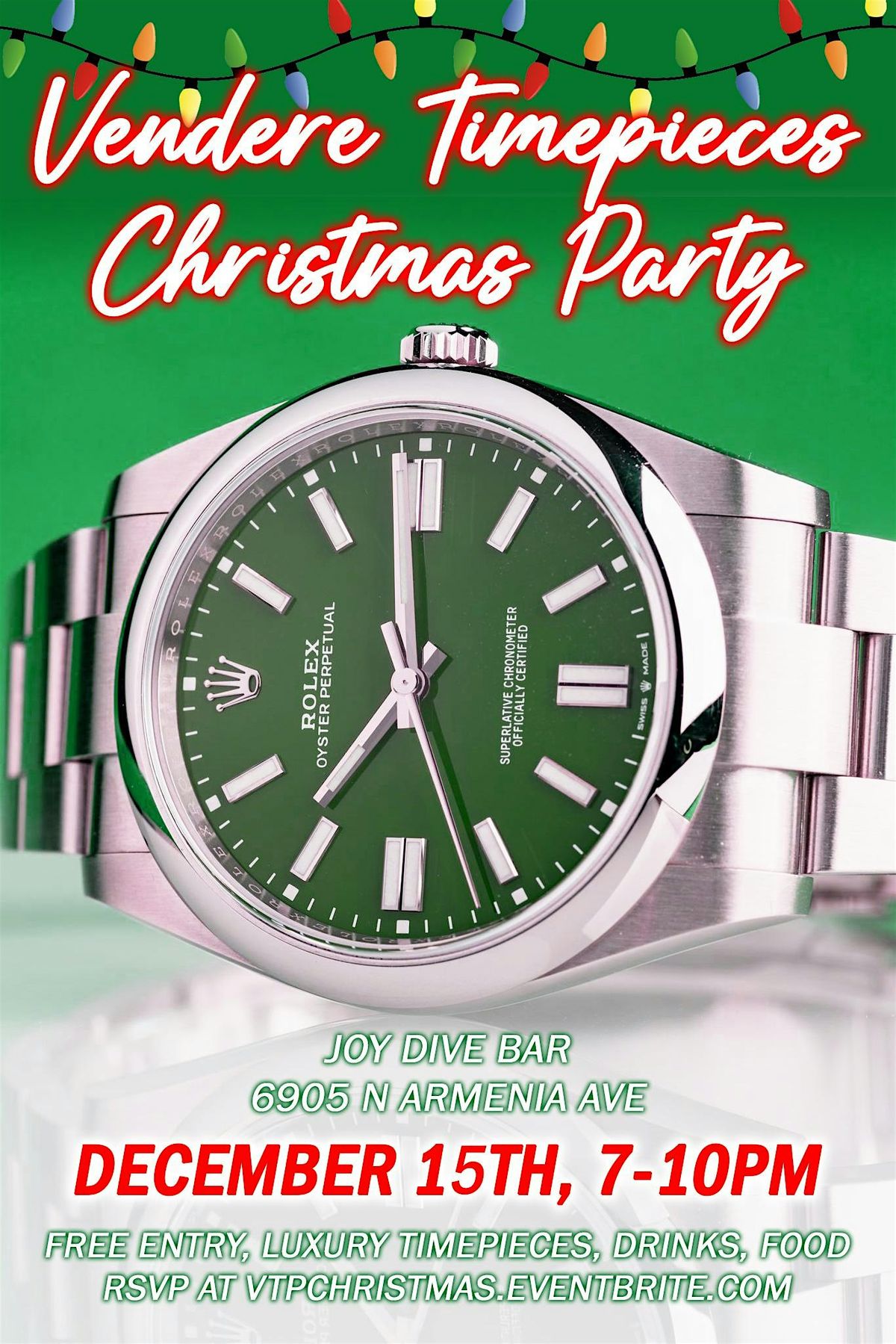 Vendere Timepieces Annual Christmas Party 2025