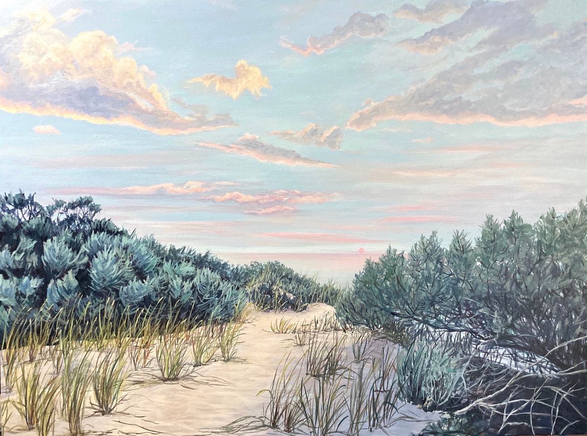 Painting Coastal Landscapes Workshop (acrylics) with Louise Collier at Settlers