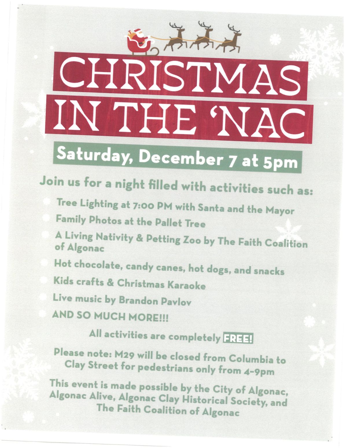 Christmas in the 'Nac