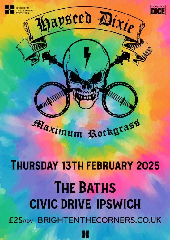 BTCP: Hayseed Dixie - The Baths, Ipswich