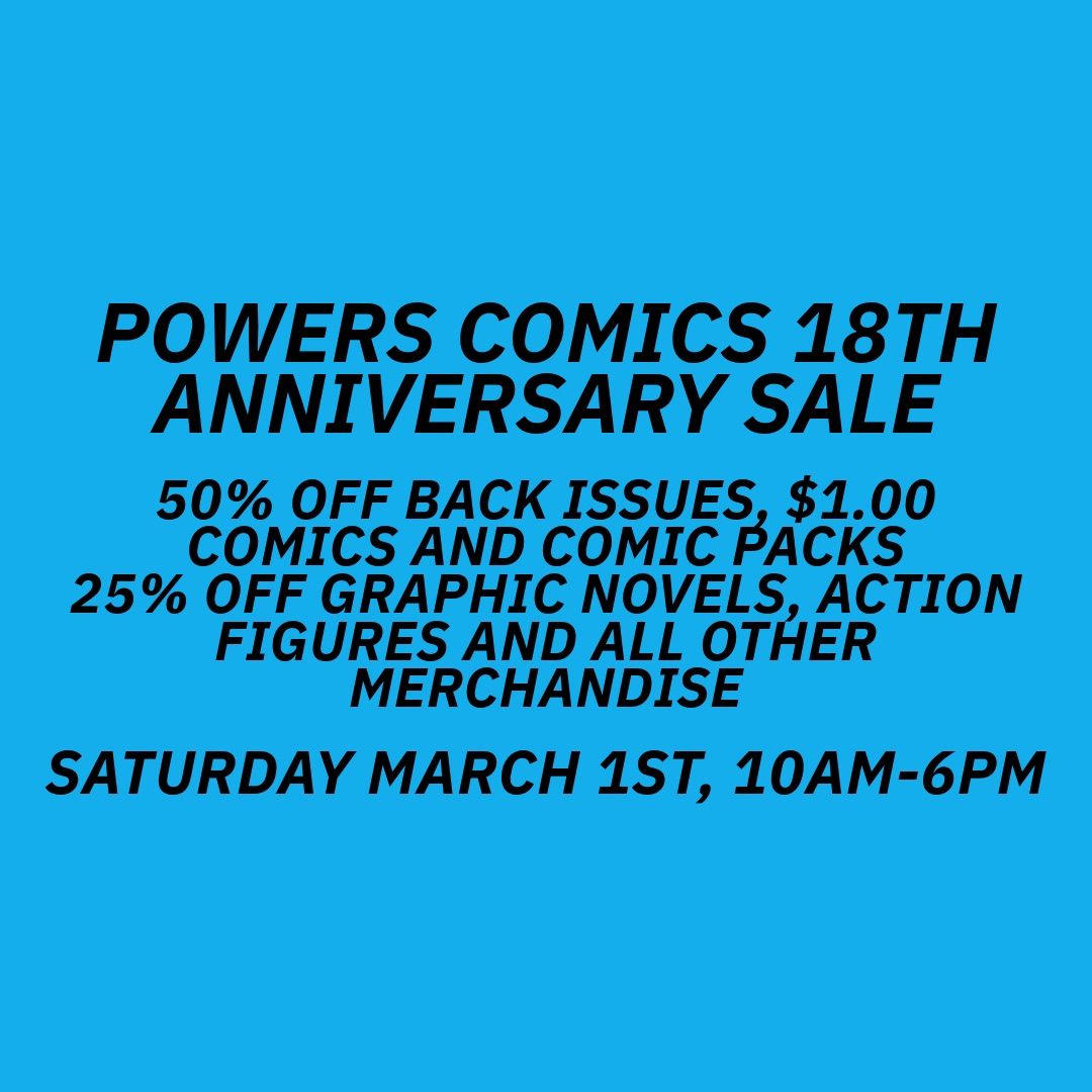 Powers Comics 18th Anniversary Sale