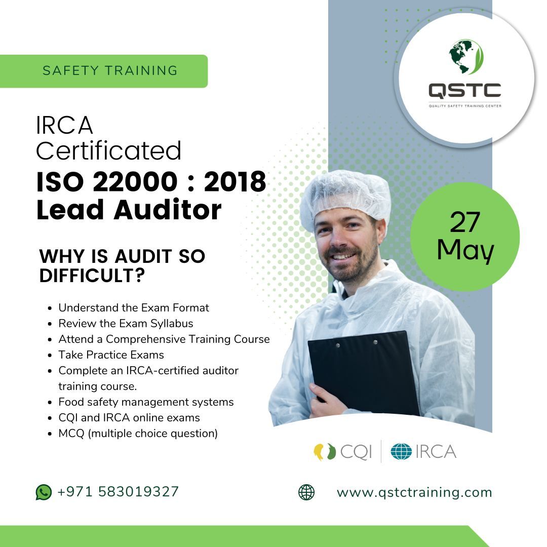 ISO 22000:2018 - Food safety management systems | Lead Auditor Training Course
