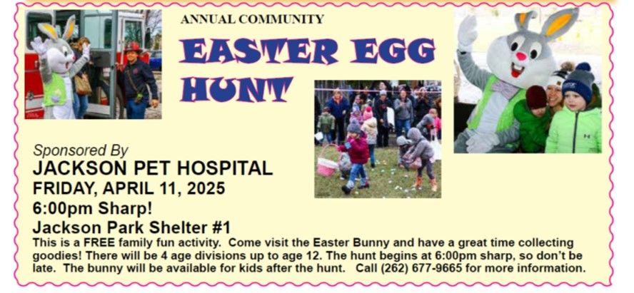 Jackson Park & Rec Easter Egg Hunt