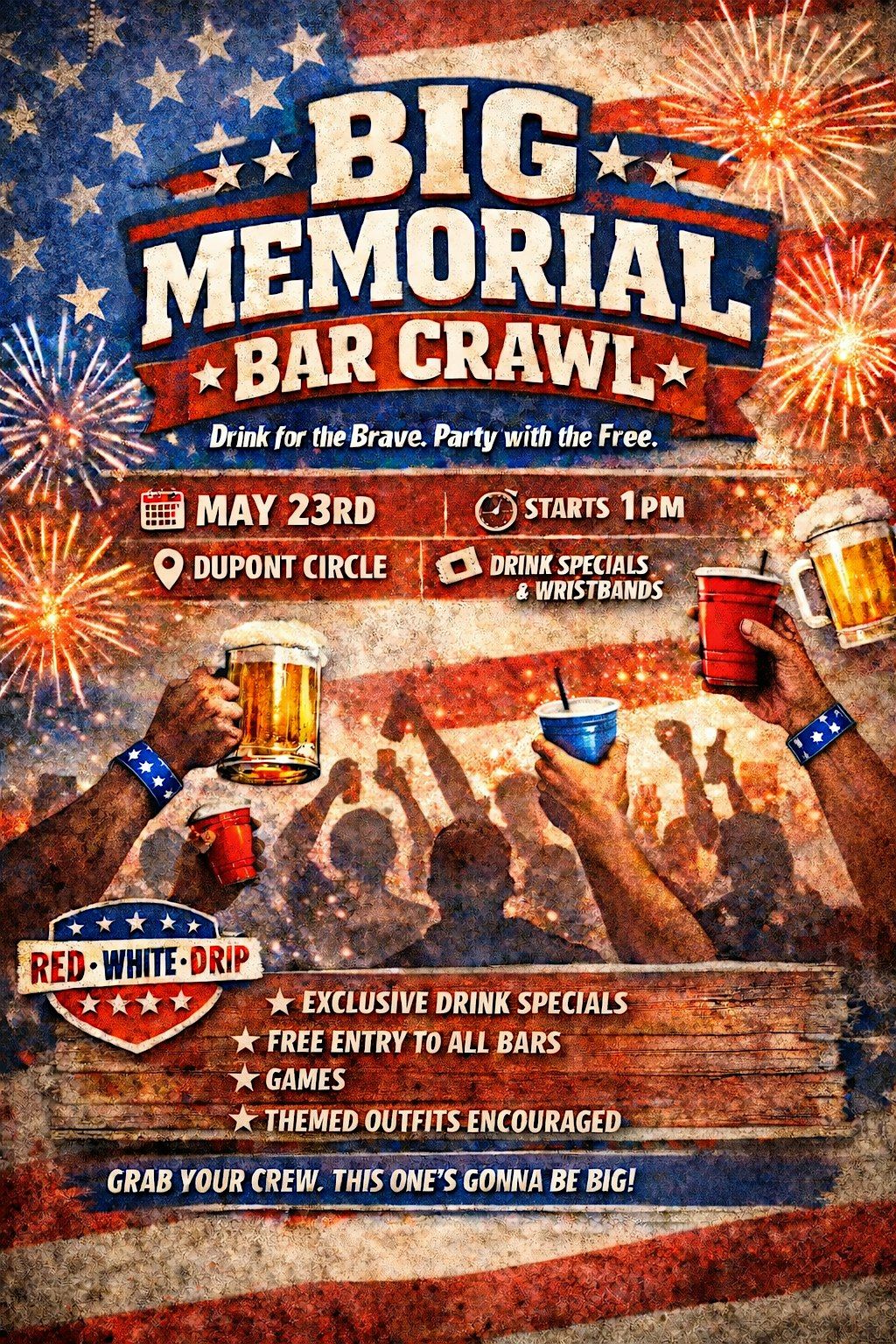 The Big Memorial Day Bar Crawl