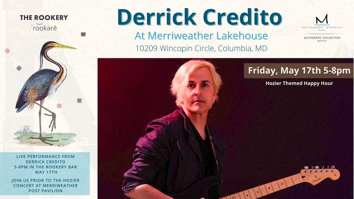 Hozier Themed Pre-Concert Happy Hour at Merriweather Lakehouse feat. Derrick Credito Live