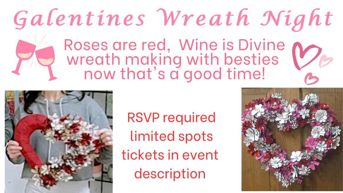 Wine and Wreath Workshop!