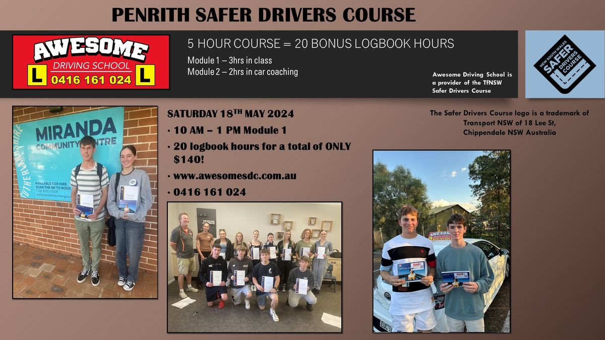 Penrith Safer Drivers Course