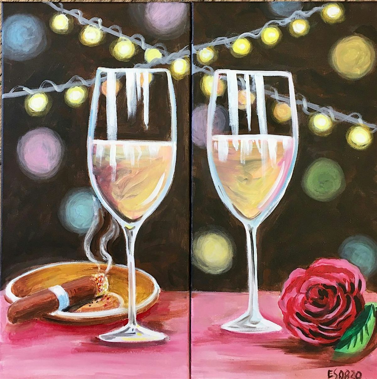 Cigars And Roses Date Night | 1 Tickets Covers 2