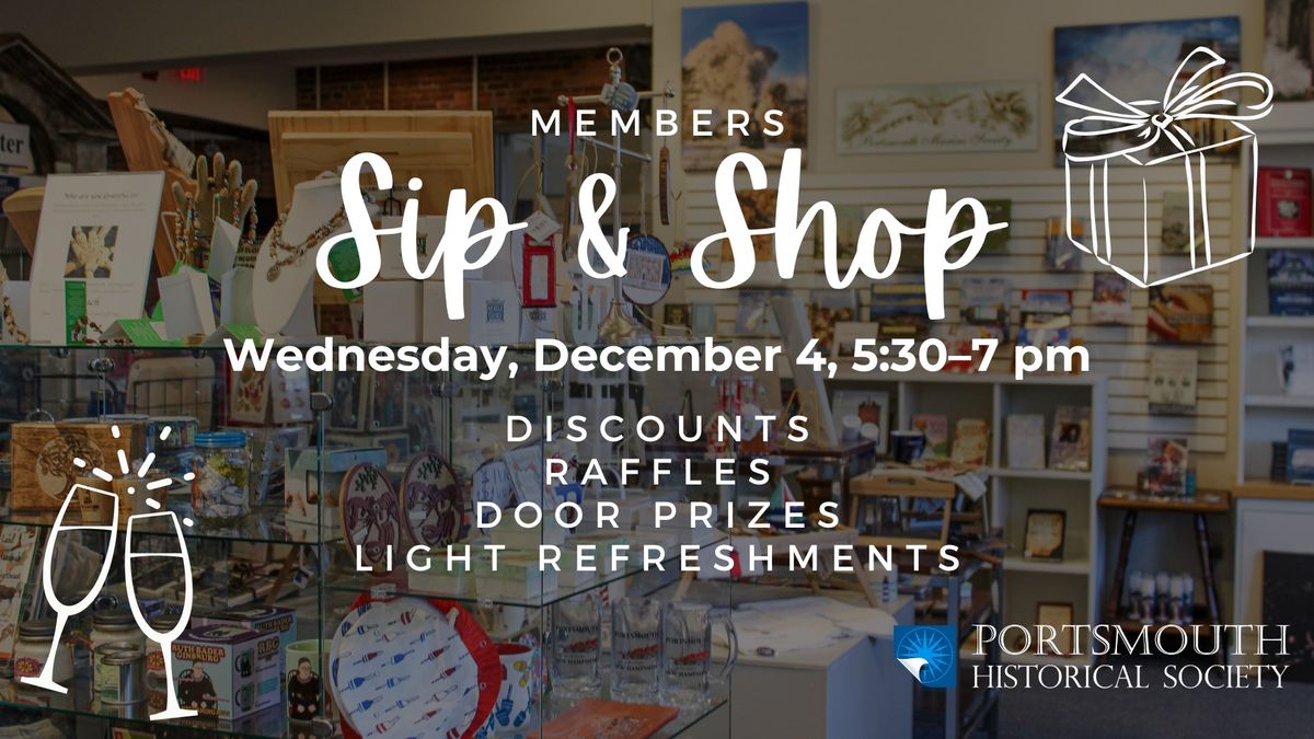 Member Event: Sip & Shop