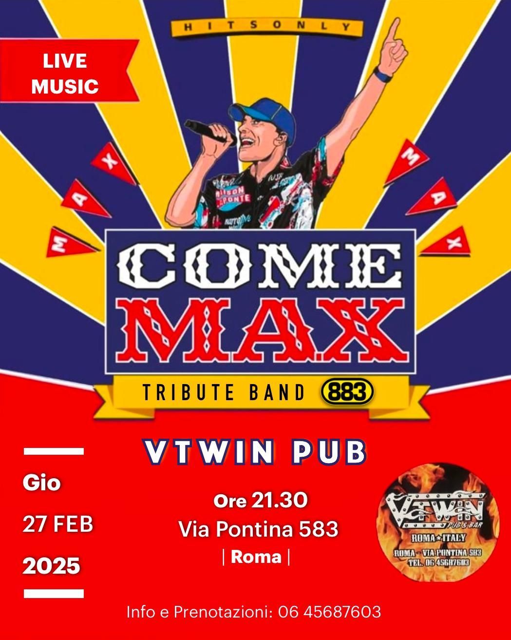 COME MAX @ VTWIN PUB