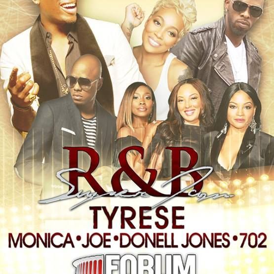 The R&B Super Jam - Tyrese, Monica, Joe, Donell Jones & More