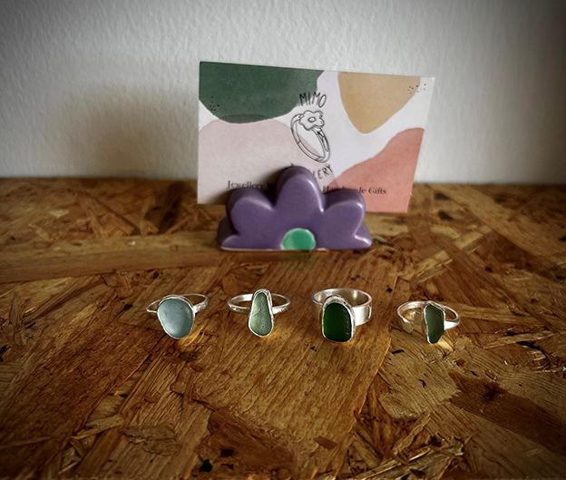 Make a Sea Glass Ring