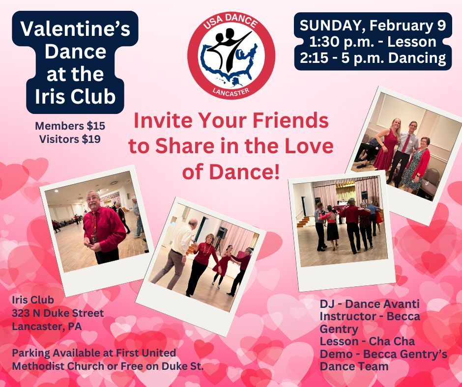 USA Dance Lancaster Valentine's Dance