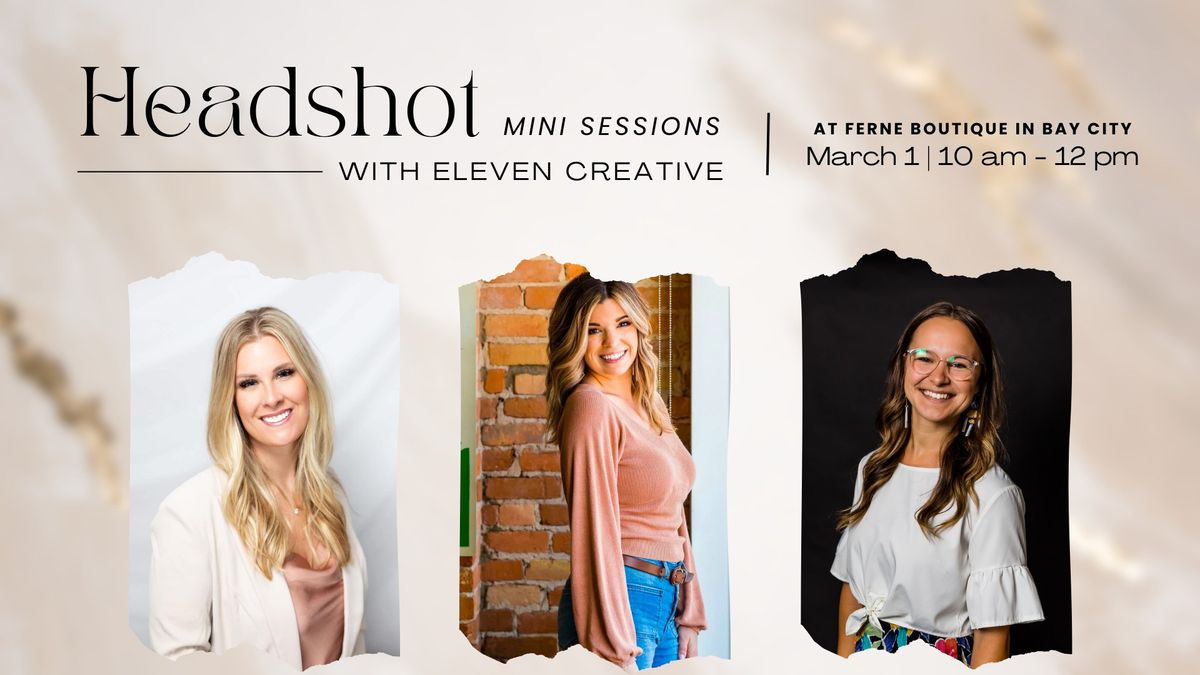 Headshot Mini Sessions with Eleven Creative