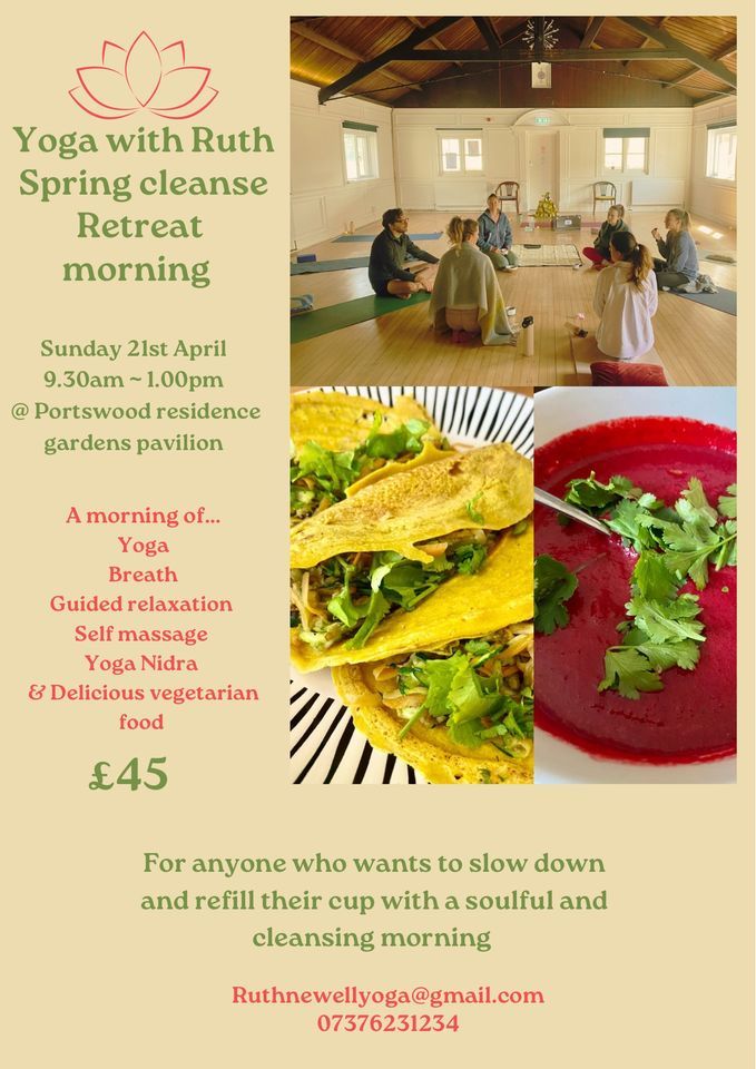 Spring cleanse retreat morning 