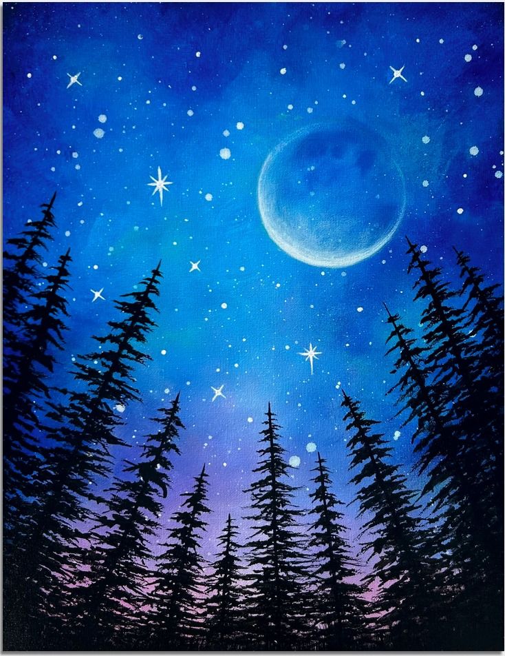 Paint Nite: Enchanted Moonlight
