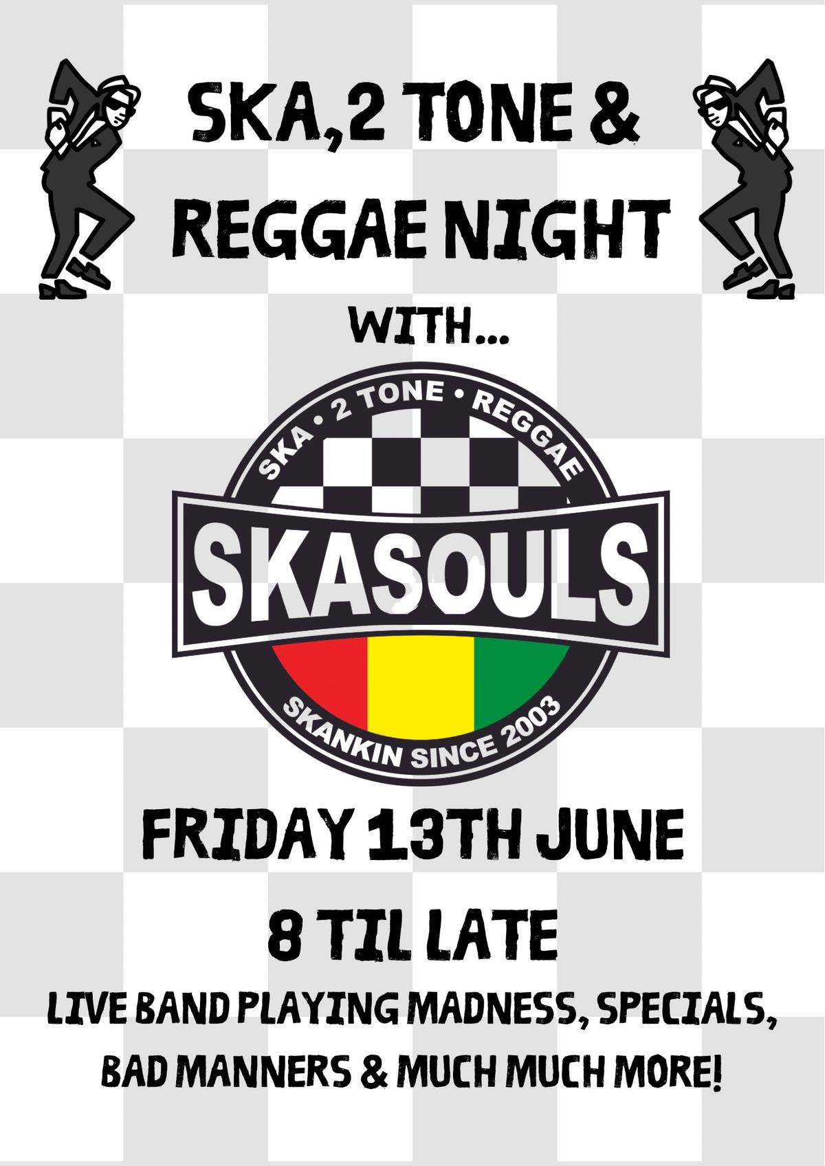 Ska & Two Tone Night w\/SKASOULS