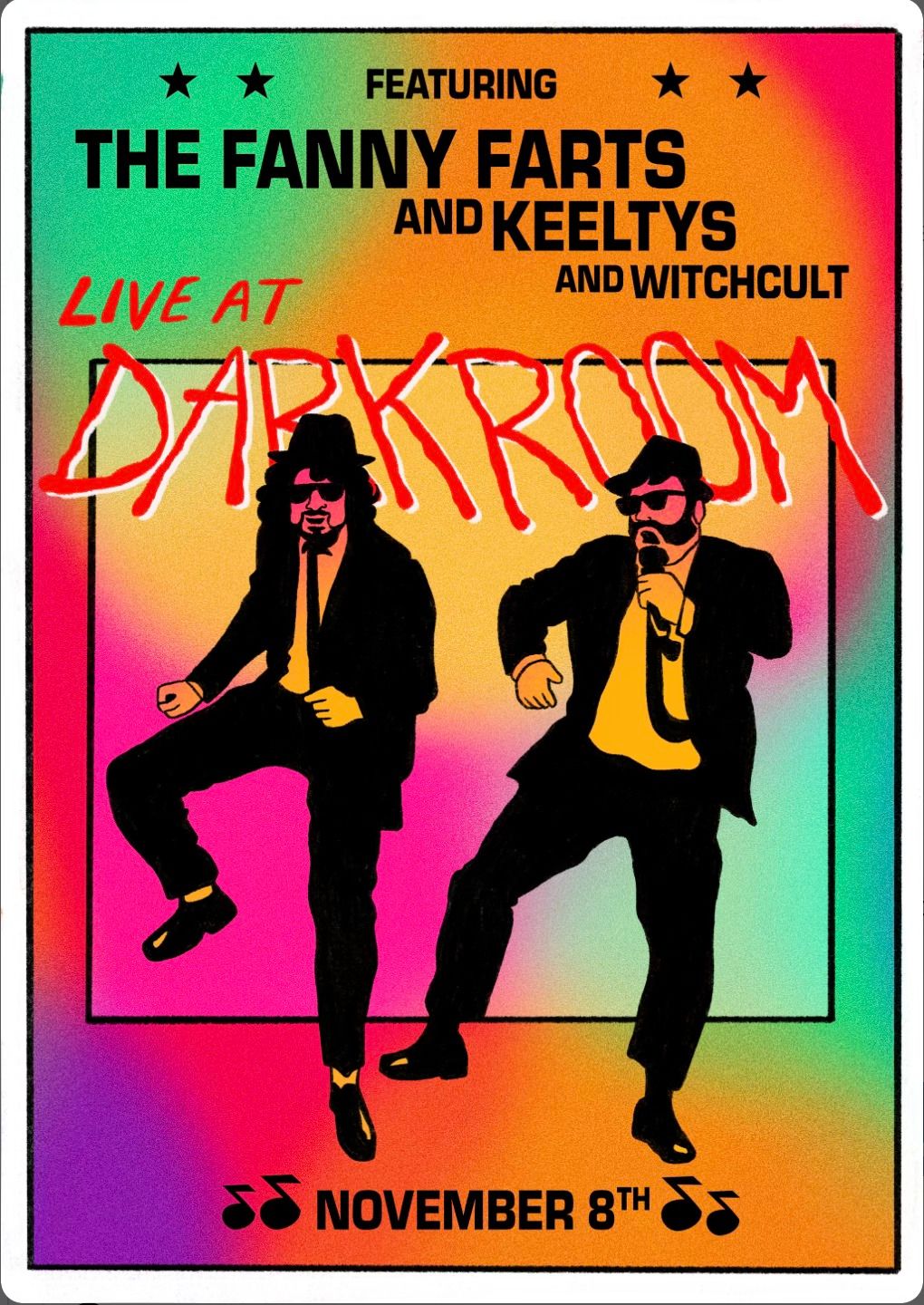 Live @ Darkroom The Fanny Farts, Witchcult & Keeltys