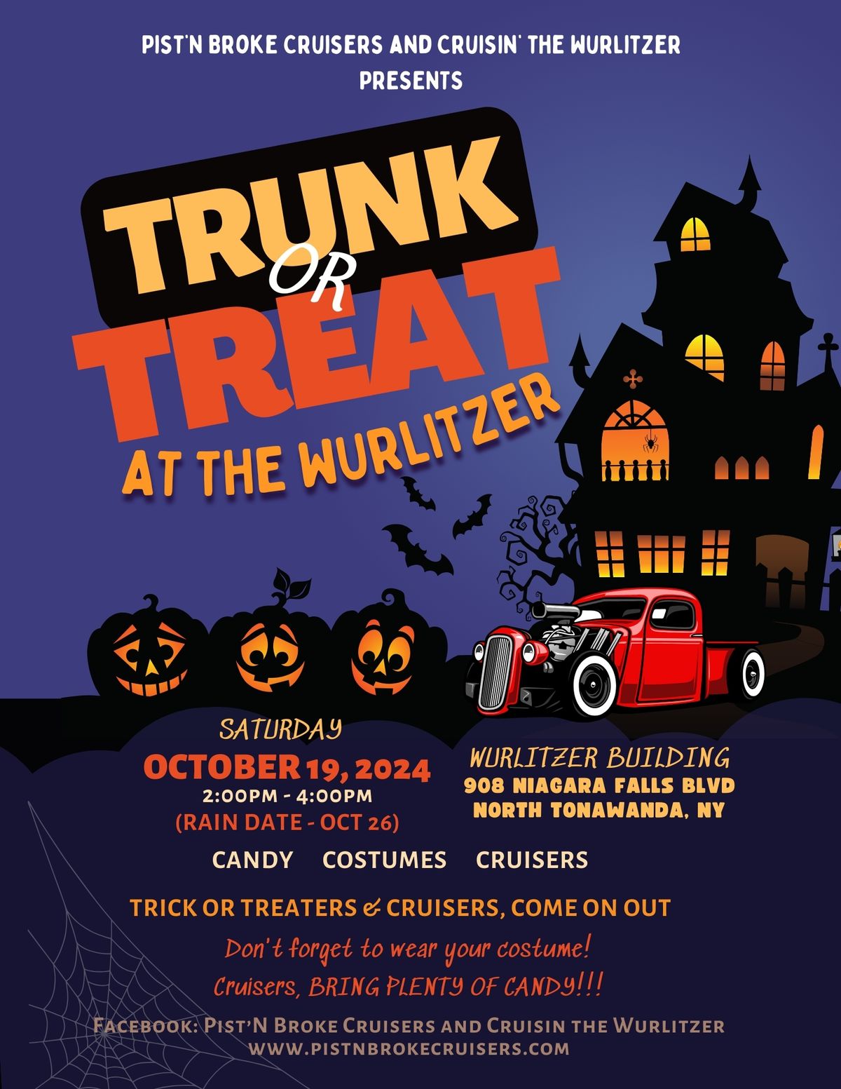 Trunk or Treat at the Wurlitzer