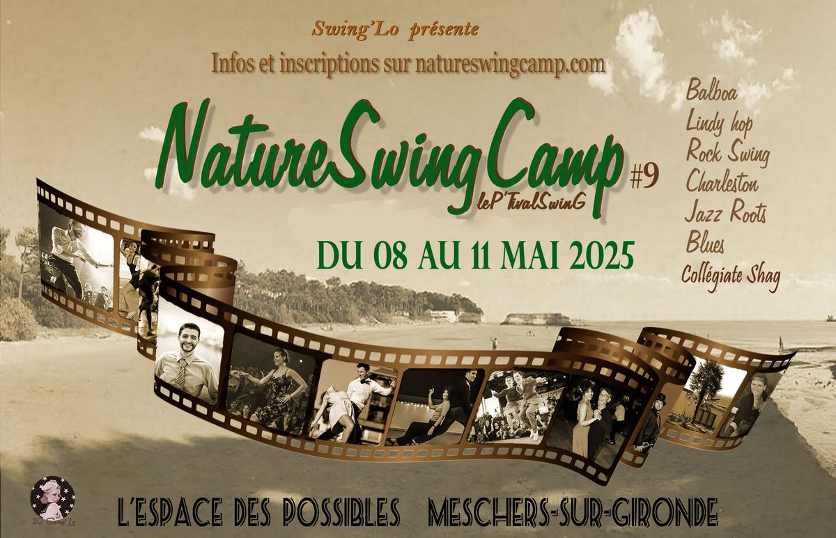 Nature Swing Camp 2025 . Stage et soir\u00e9es dansantes.