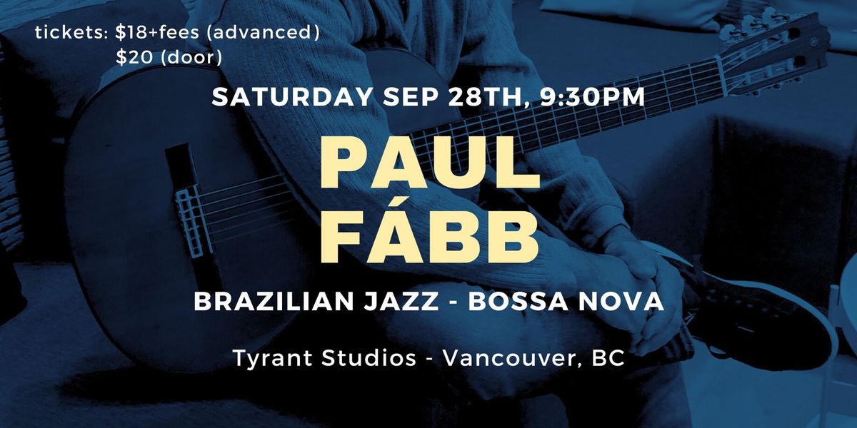 Paul F\u00e1bb sings Bossa Nova and Brazilian Jazz