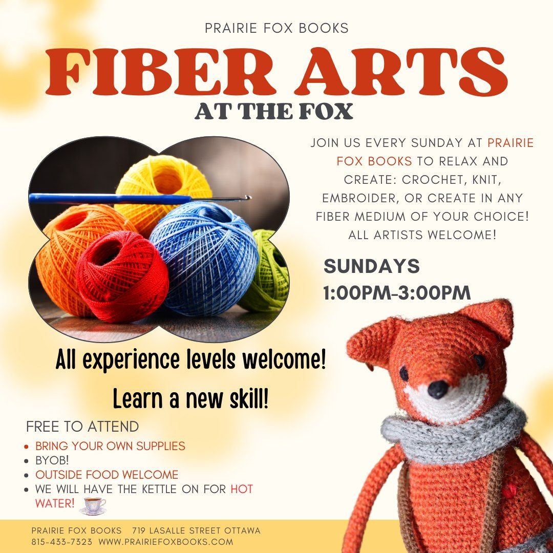 Fiber Arts at the Fox!