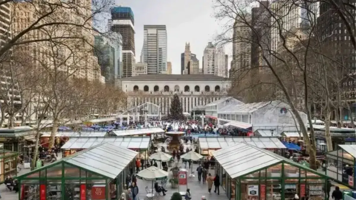 Holiday Village Shop + Sip @ Bryant Park