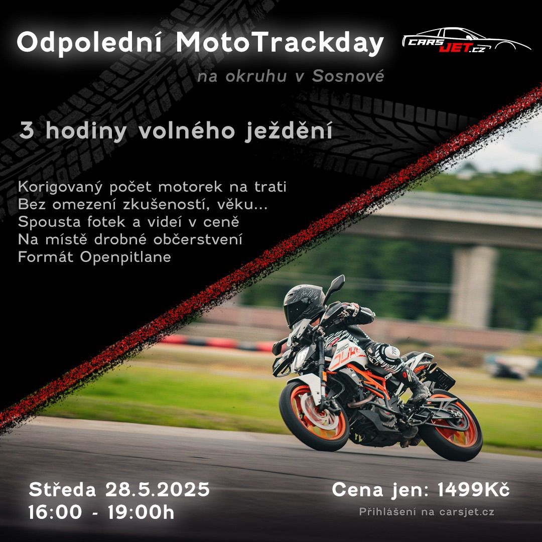 MotoTrackday Sosnov\u00e1 28.5.2025