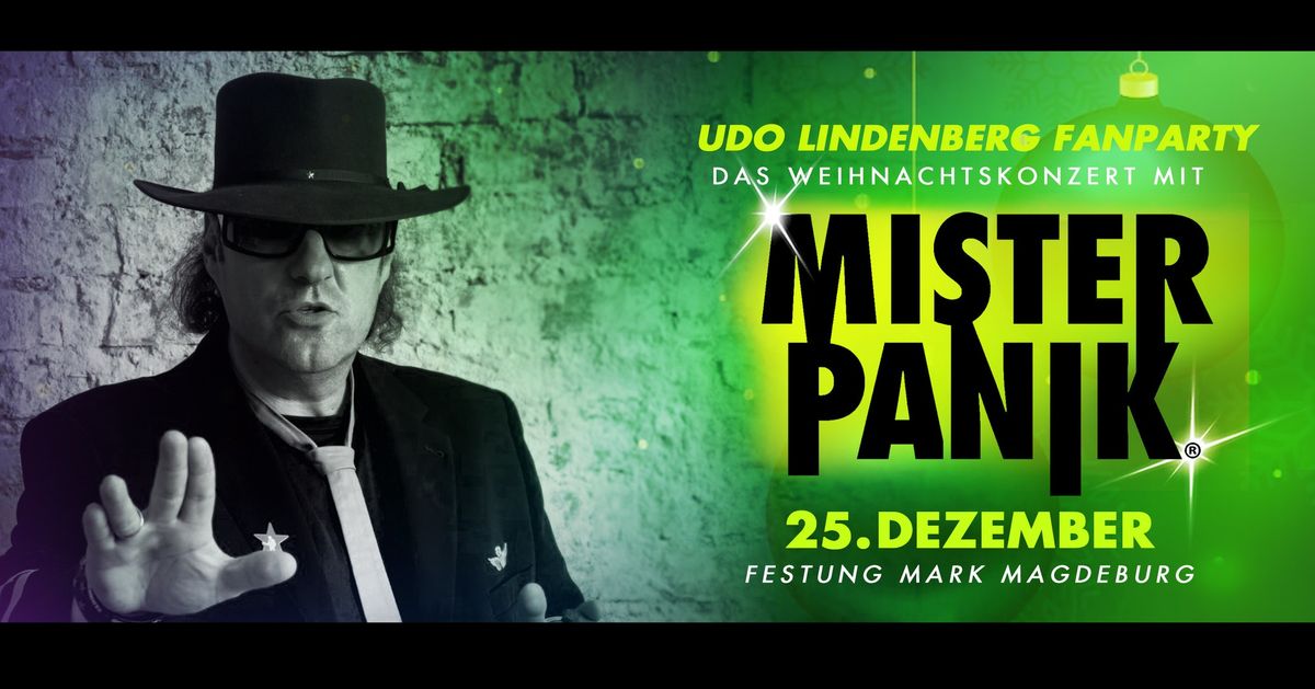 Udo Fr\u00f6hliche \ud83c\udf1f Die Lindenberg Fan-Party mit Mister Panik und DJ Holger \ud83c\udf84 Weihnachtskonzert