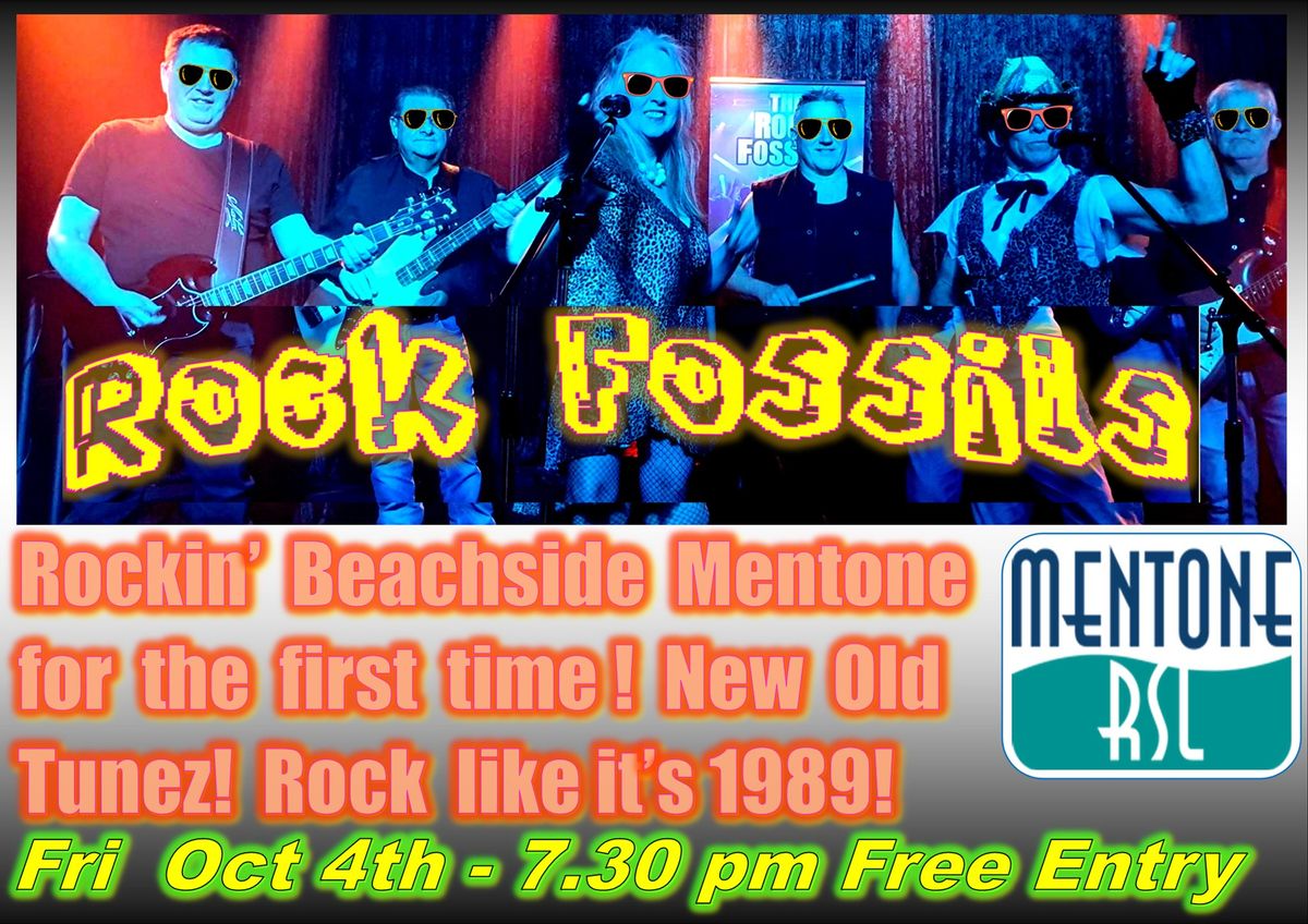 Rock Fossils rockin' into Mentone RSL for the First Time - Rock with the Crocks!