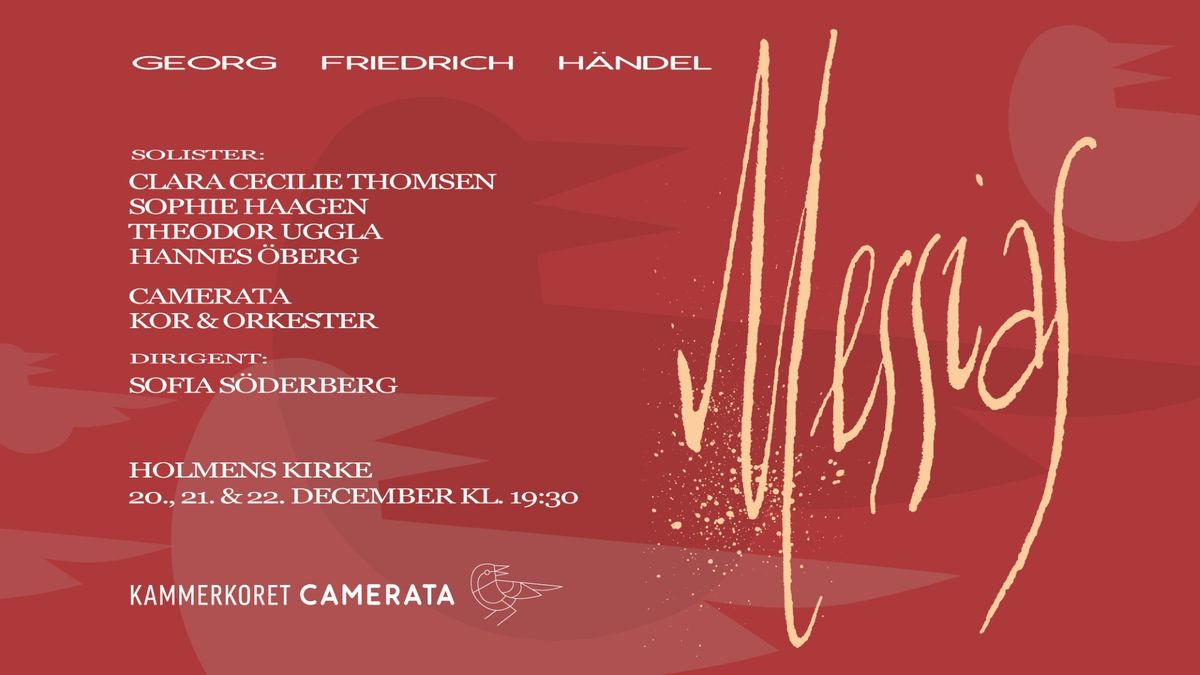 H\u00e4ndels Messias med CAMERATA kor og orkester 2024