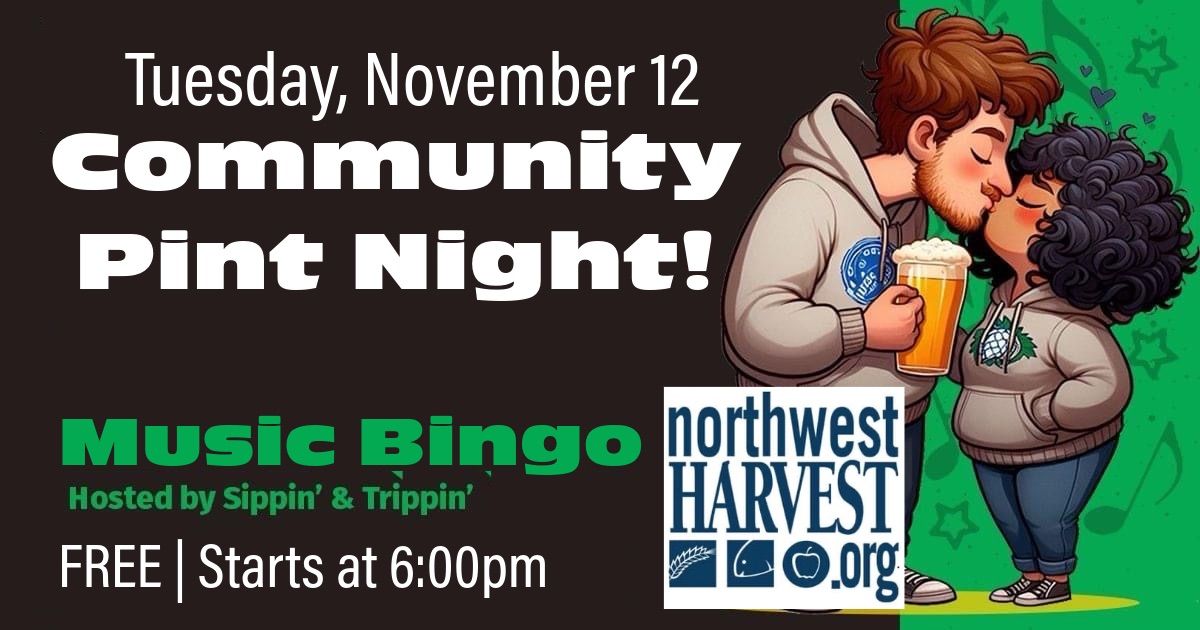 Community Pint Night - Music Bingo!