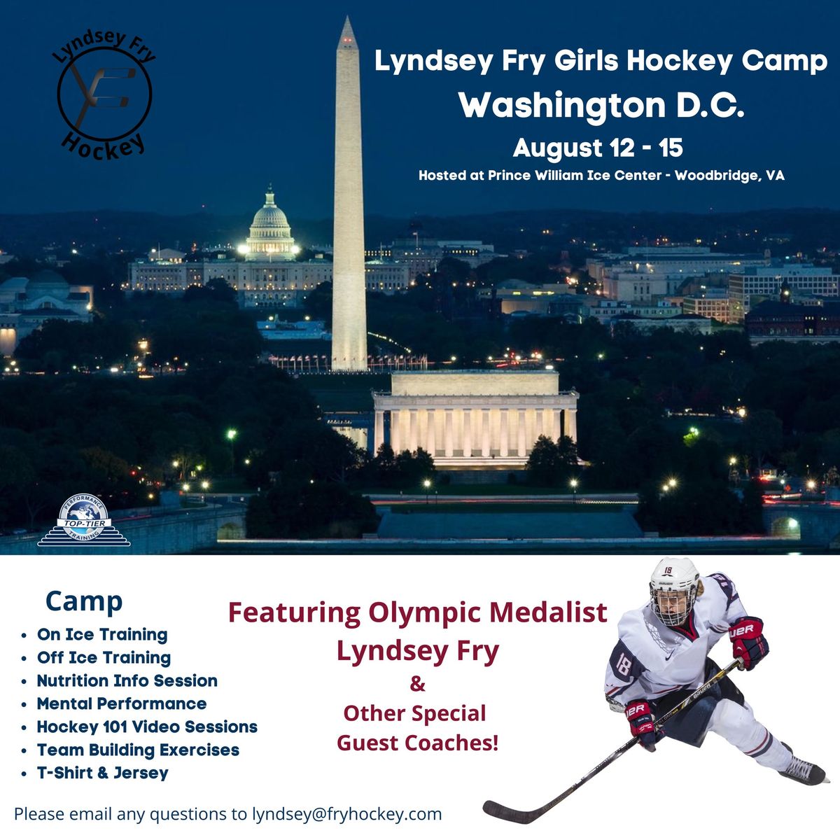Olympian Lyndsey Fry Hockey Camp
