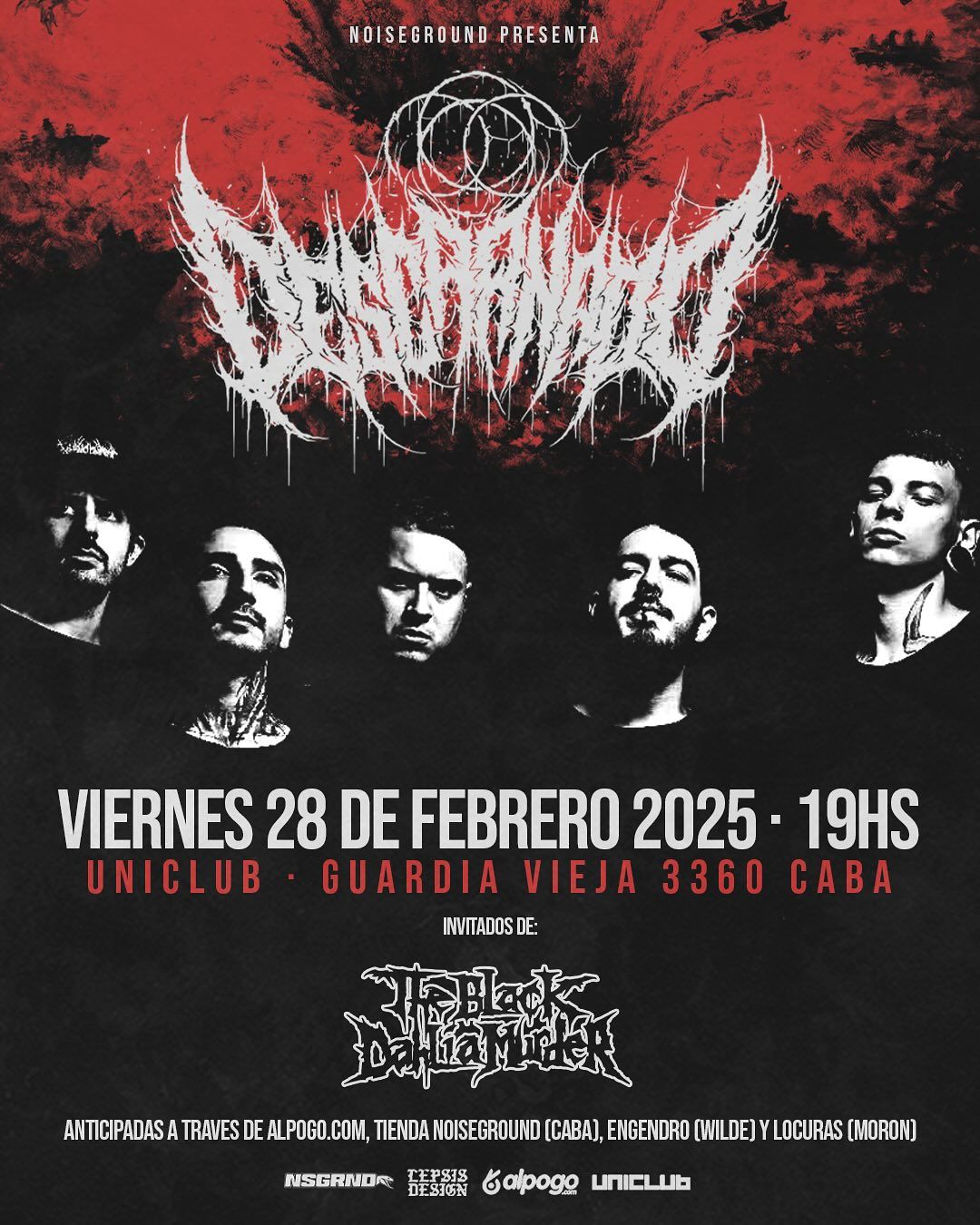 The Black Dahlia Murder en Argentina