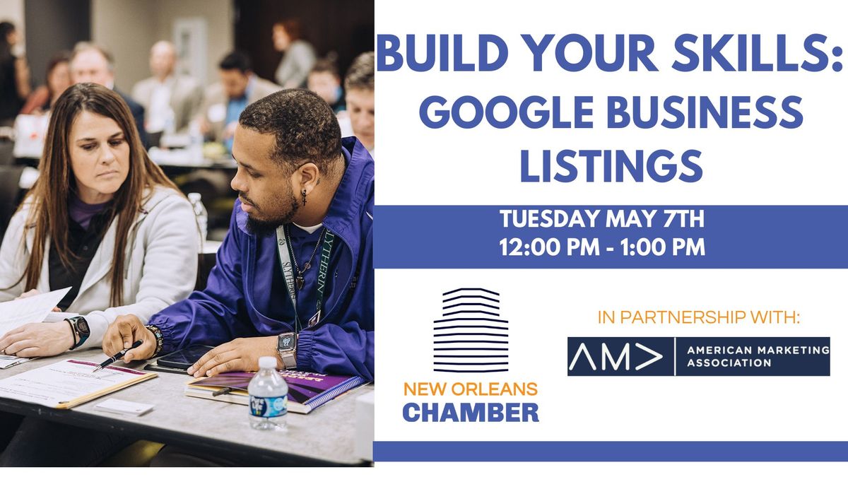 Build Your Skills: Google Business Listings