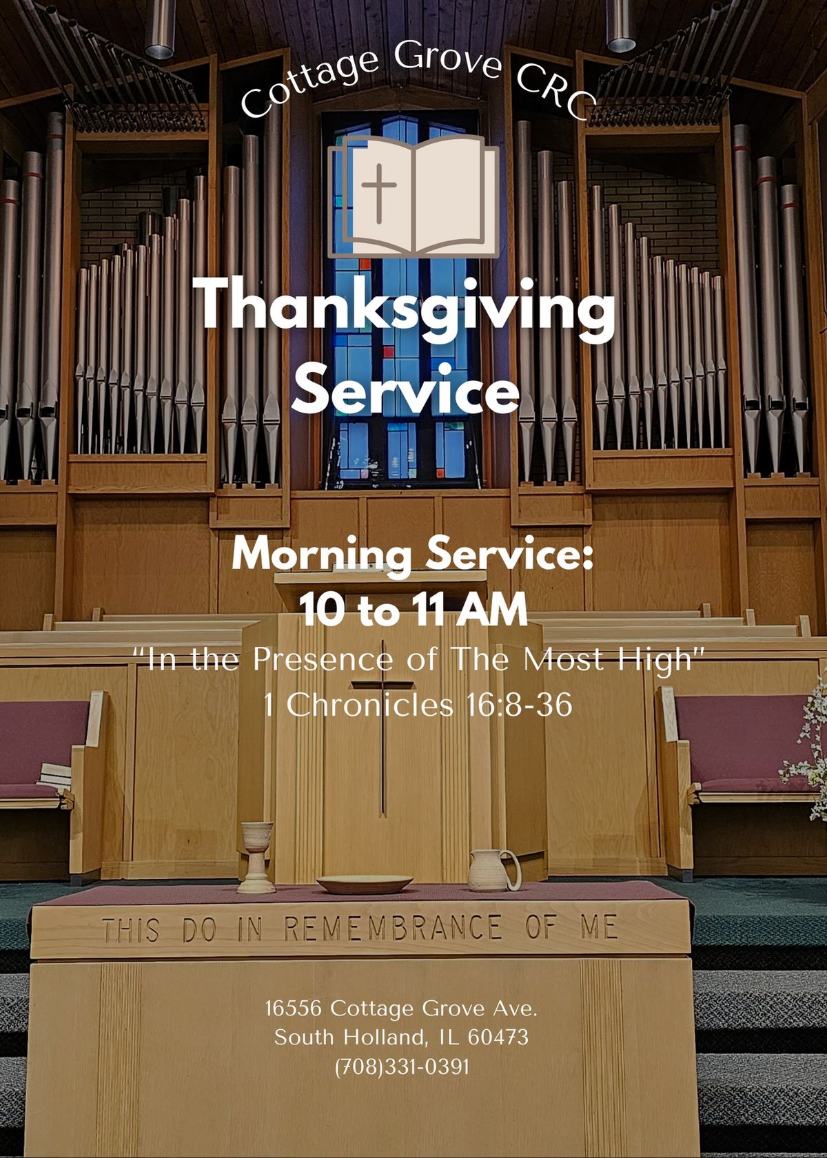 Come Join Us Thanksgiving Morning!