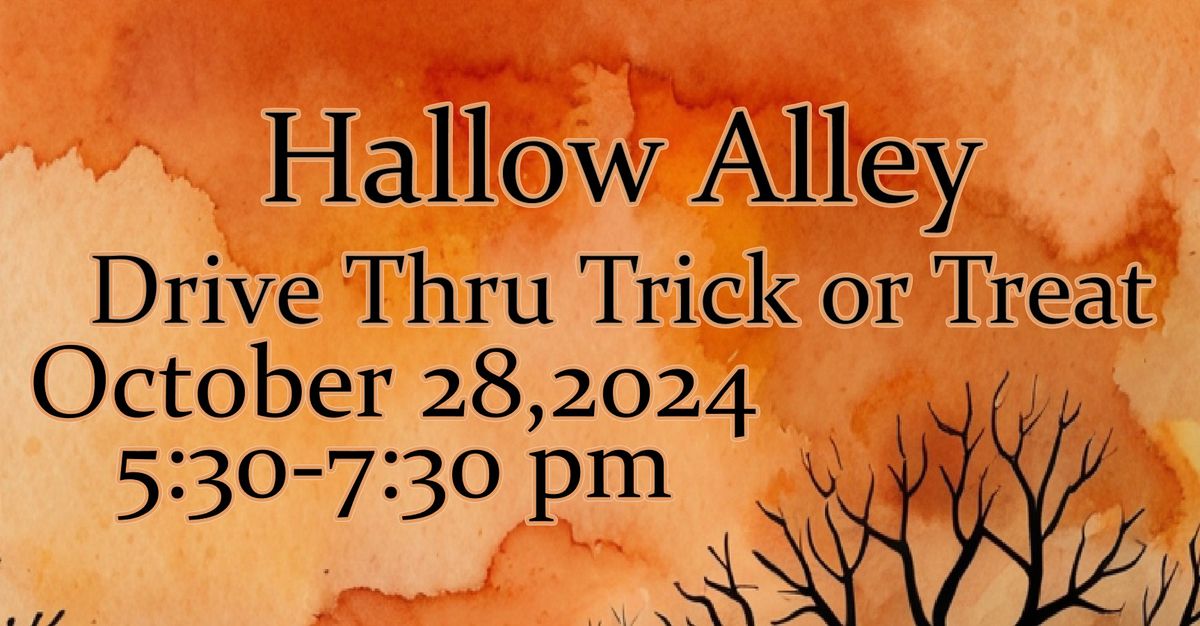 Hallow Alley Drive Thru Trick or Treat