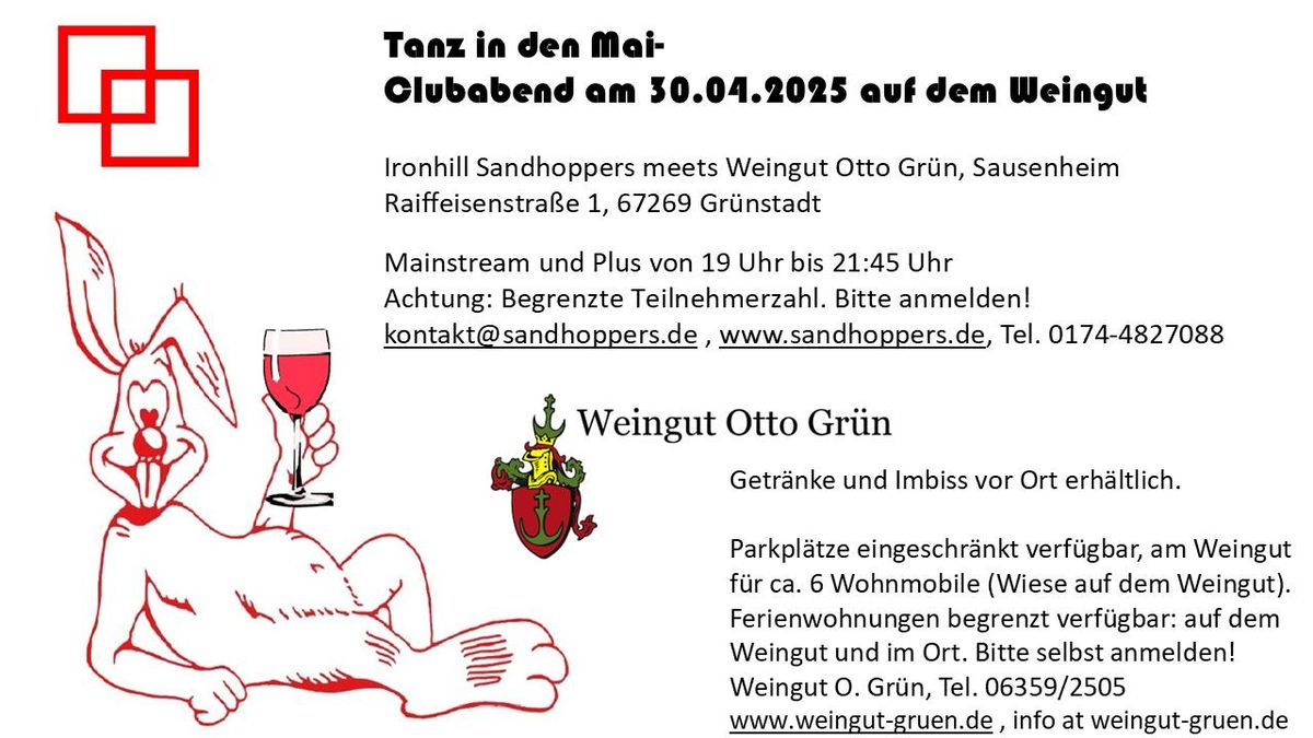 Tanz auf dem Weingut. Die Sandhoppers in Sausenheim