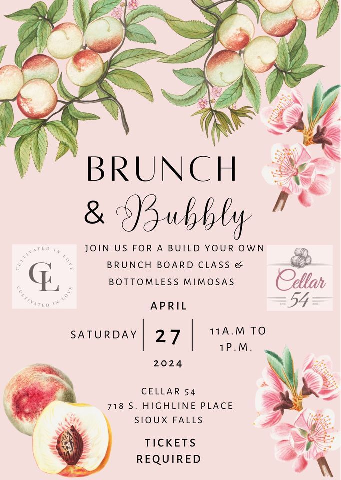 2nd Annual Brunch & Bubbly Build your own charcuterie board class 