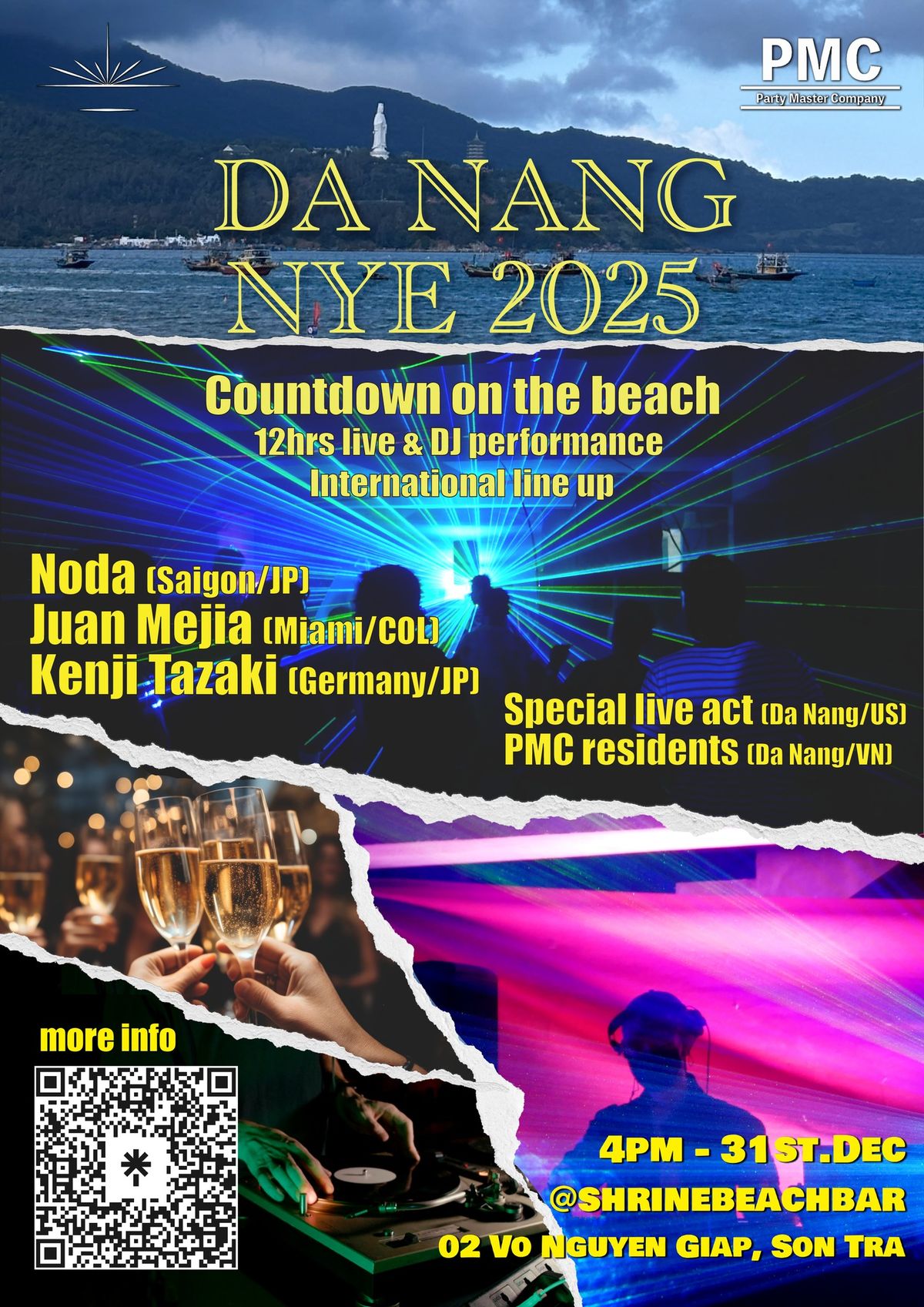 DA NANG NYE 2025 - Countdown on the beach