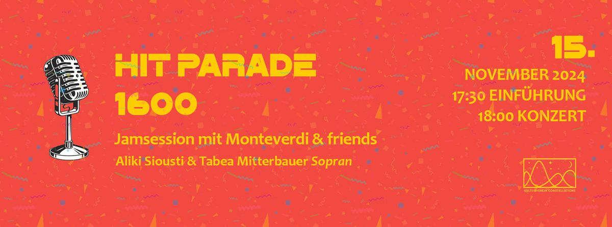 Hitparade 1600 - Jamsession mit Monteverdi & friends