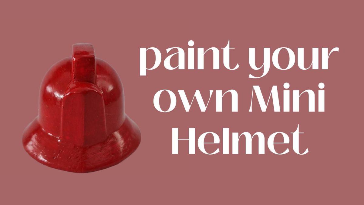 Paint Your Own Mini Helmet