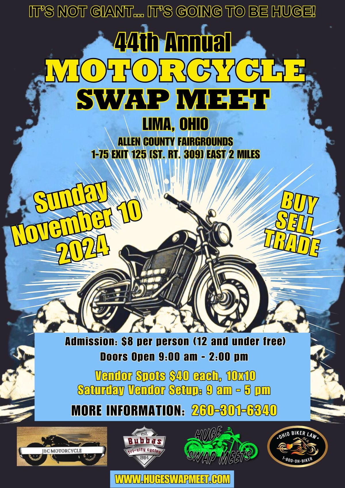 43rd Annual - Lima, Ohio - Motorcycle Swap Meet