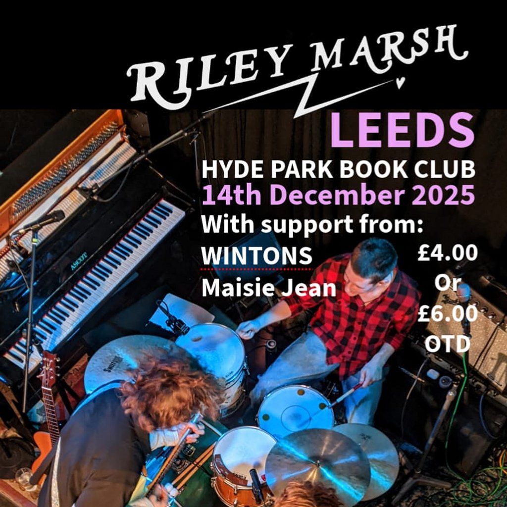 Riley Marsh + support @ Hyde Park Book Club