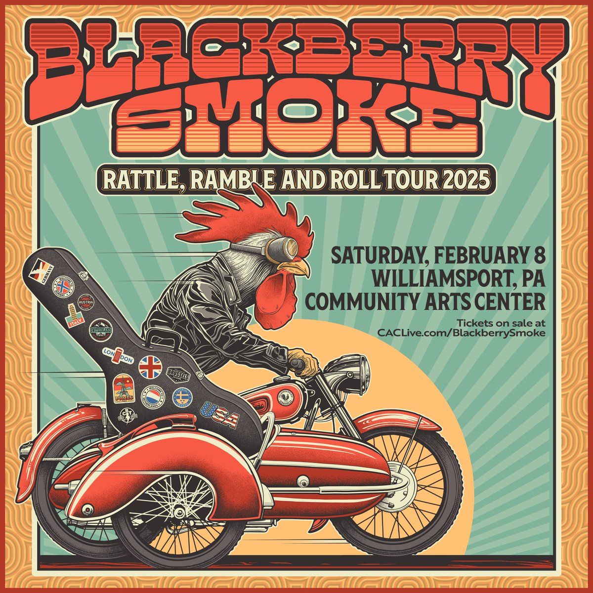 Blackberry Smoke at Williamsport Community Arts Center