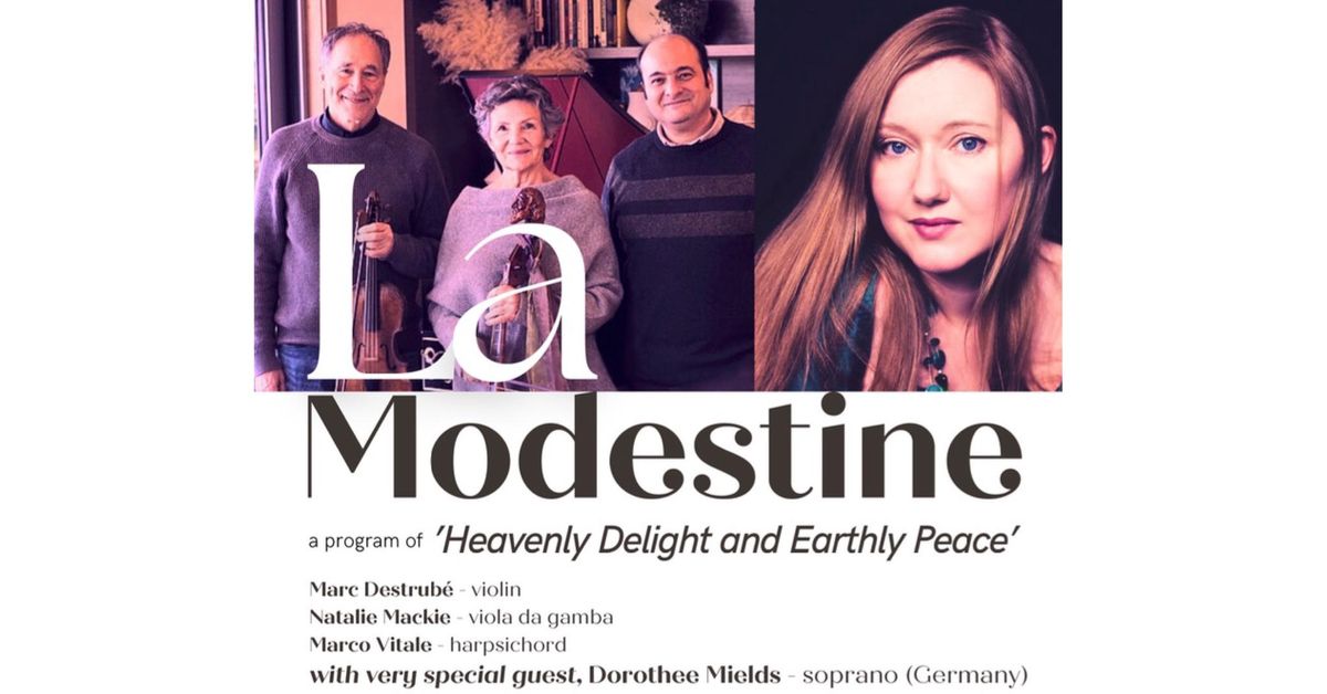 Lulu presents La Modestine \u2013 with guest soprano Dorothee Mields (Germany)