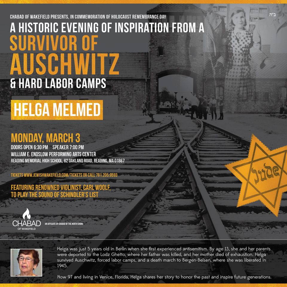 Evening with a Holocaust survivor 