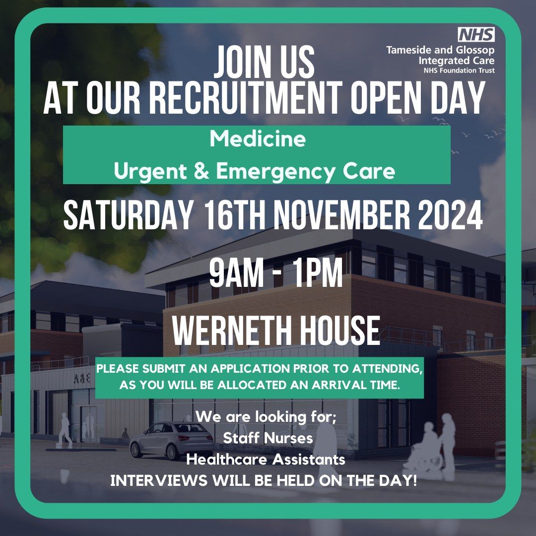 Medicine, Urgent & Emergency  Care - Recruitment Open Day 