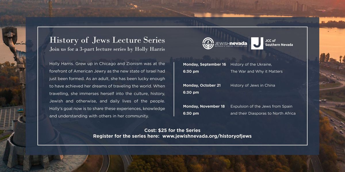 History of Jews Lecture Series